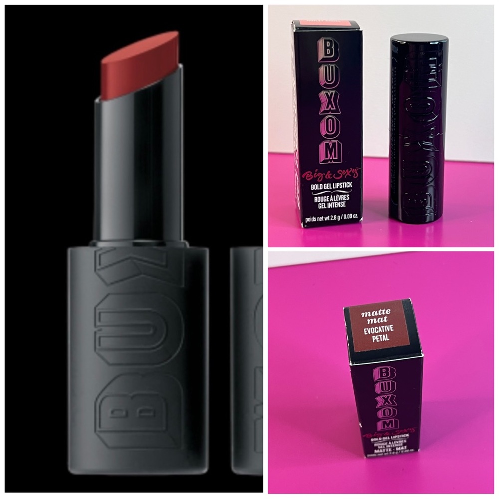 Buxom Big & Sexy Bold Gel Lipstick - Evocative Petal, Matte